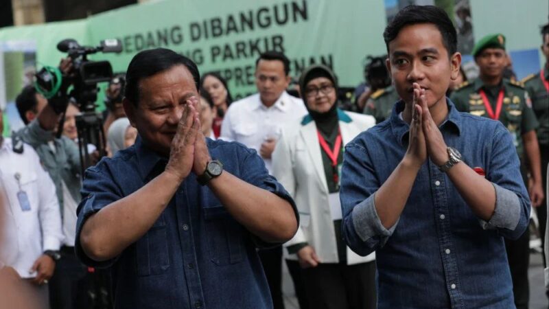 Prabowo Gibran selalu teratas di Tiga Survei Capres Cawapres